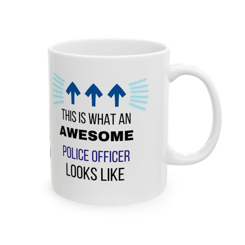 Awesome Police Officer Mug, Novelty Gift