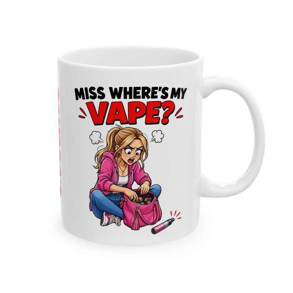 Personalised 'Miss Where's My Vape' Mug - Funny Novelty Gift