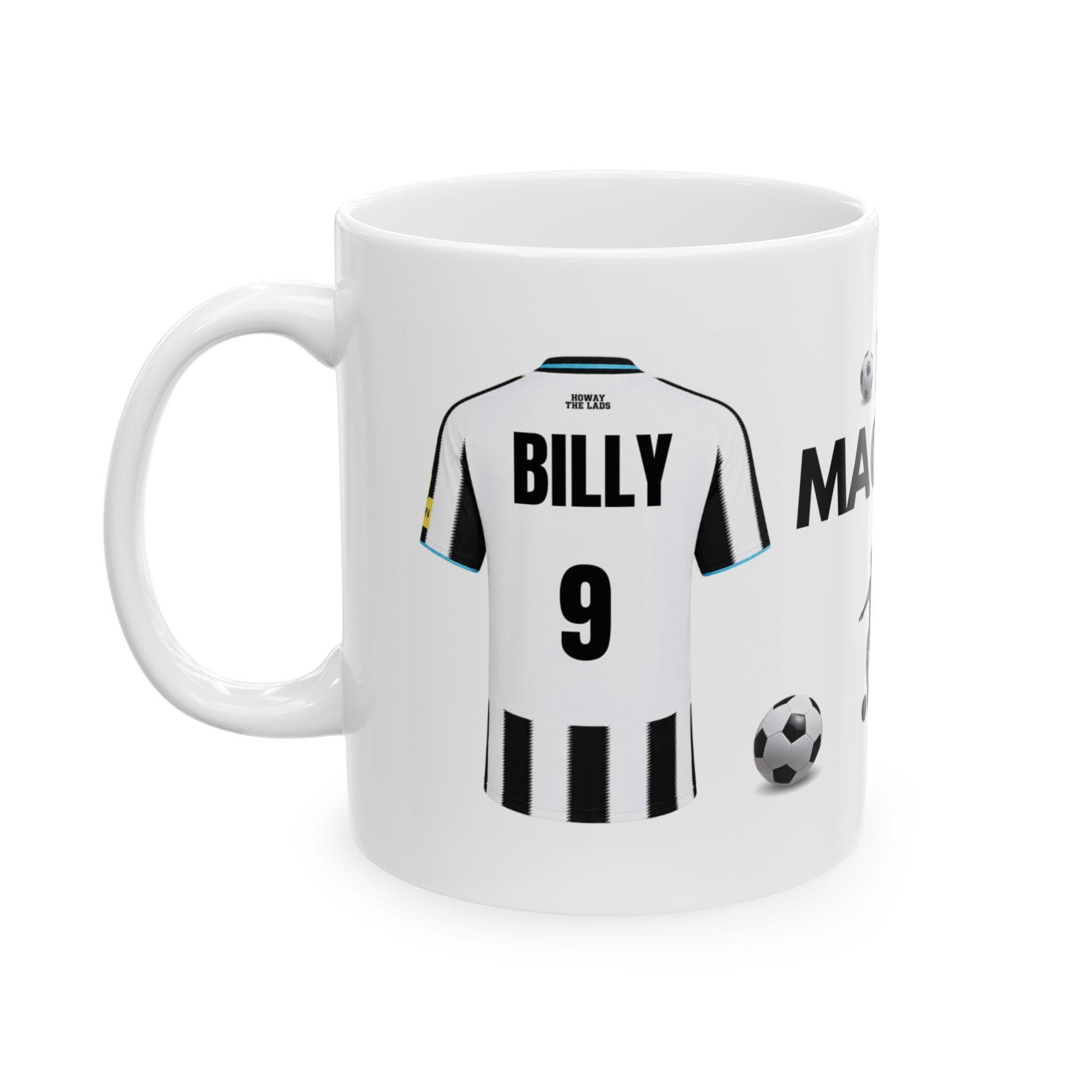 Newcastle Football Mug: Personalised Toon Army Gift