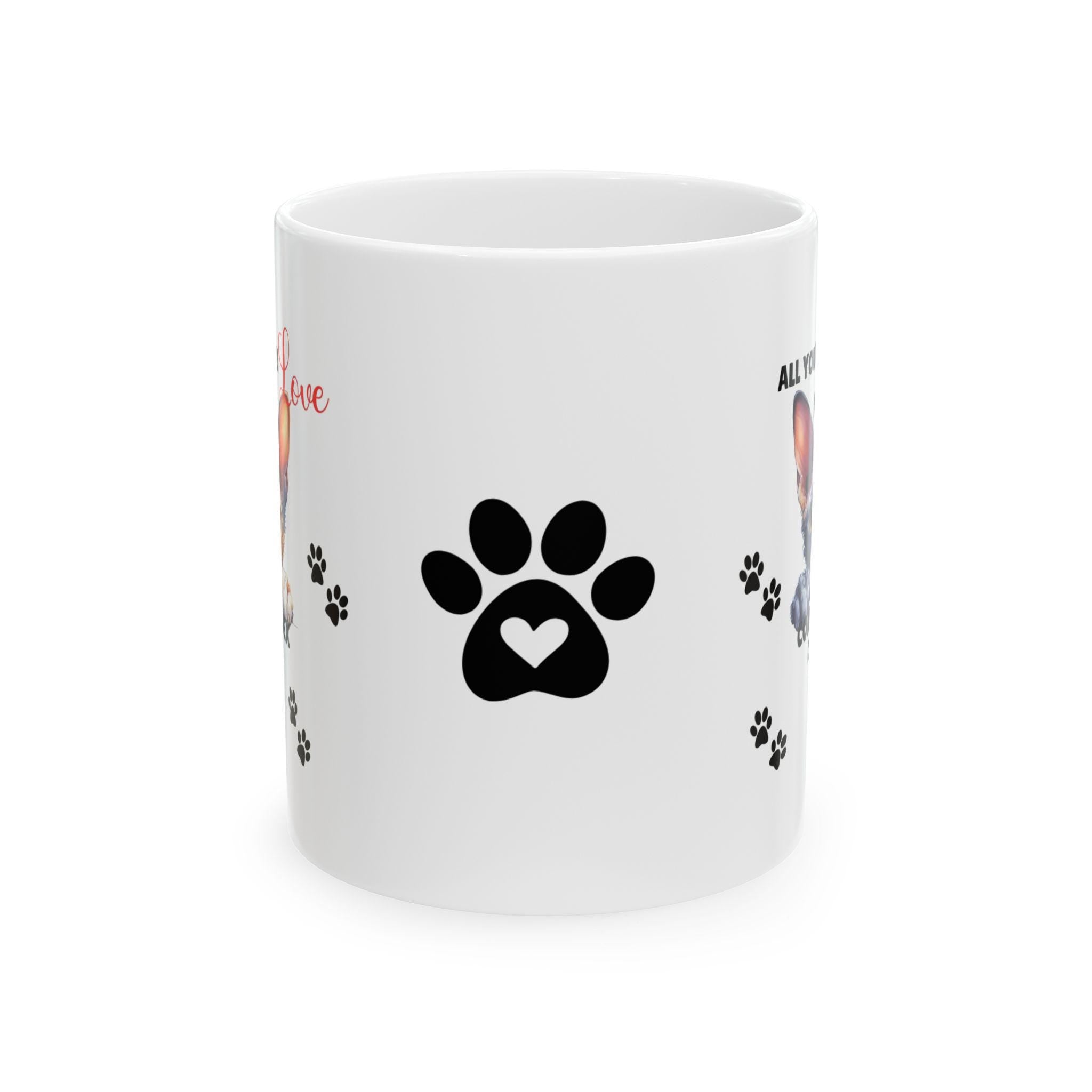 Personalised Cornish Rex Cat Mug, Cat Lover Gift