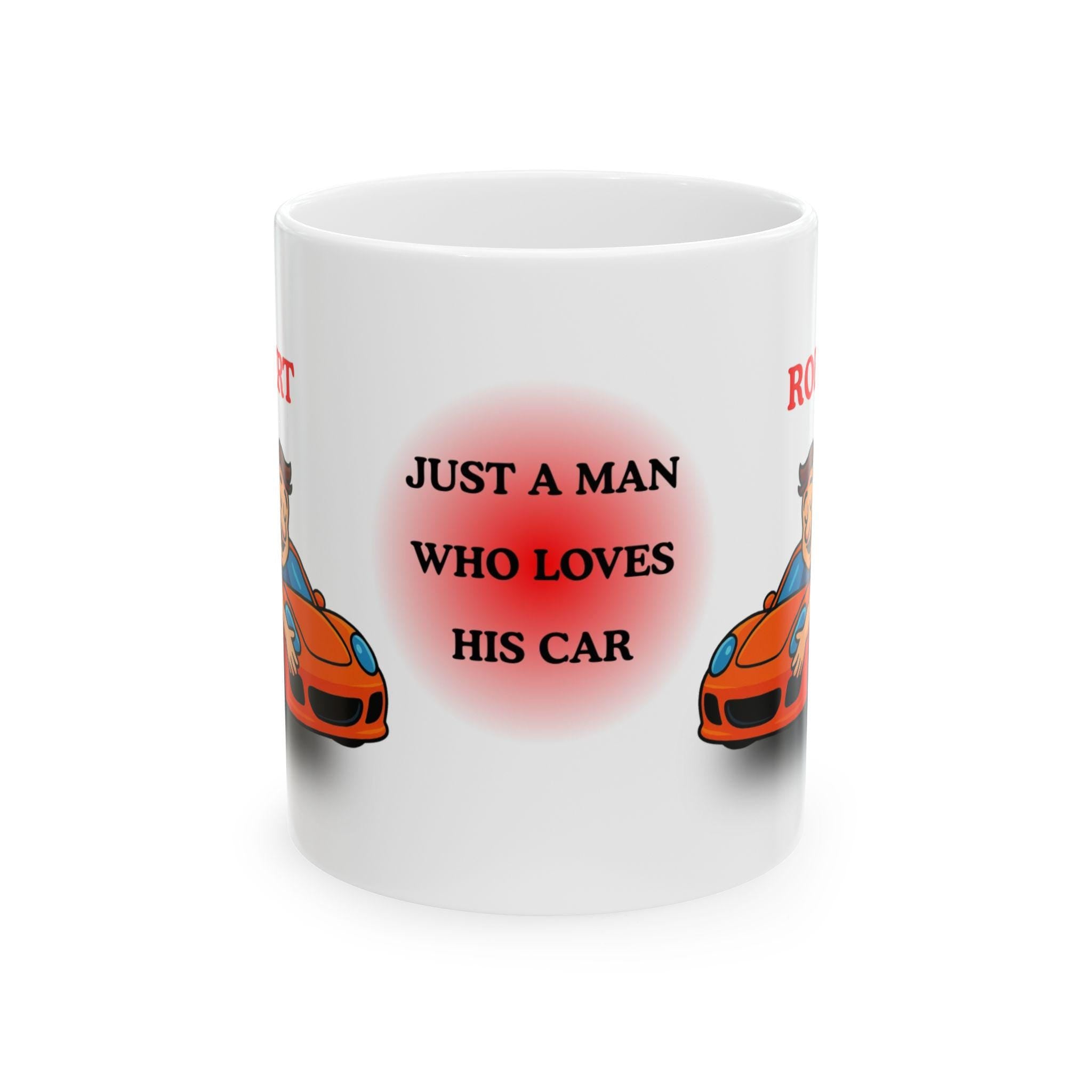 Just a man who loves his car, fun, car lover, personalised