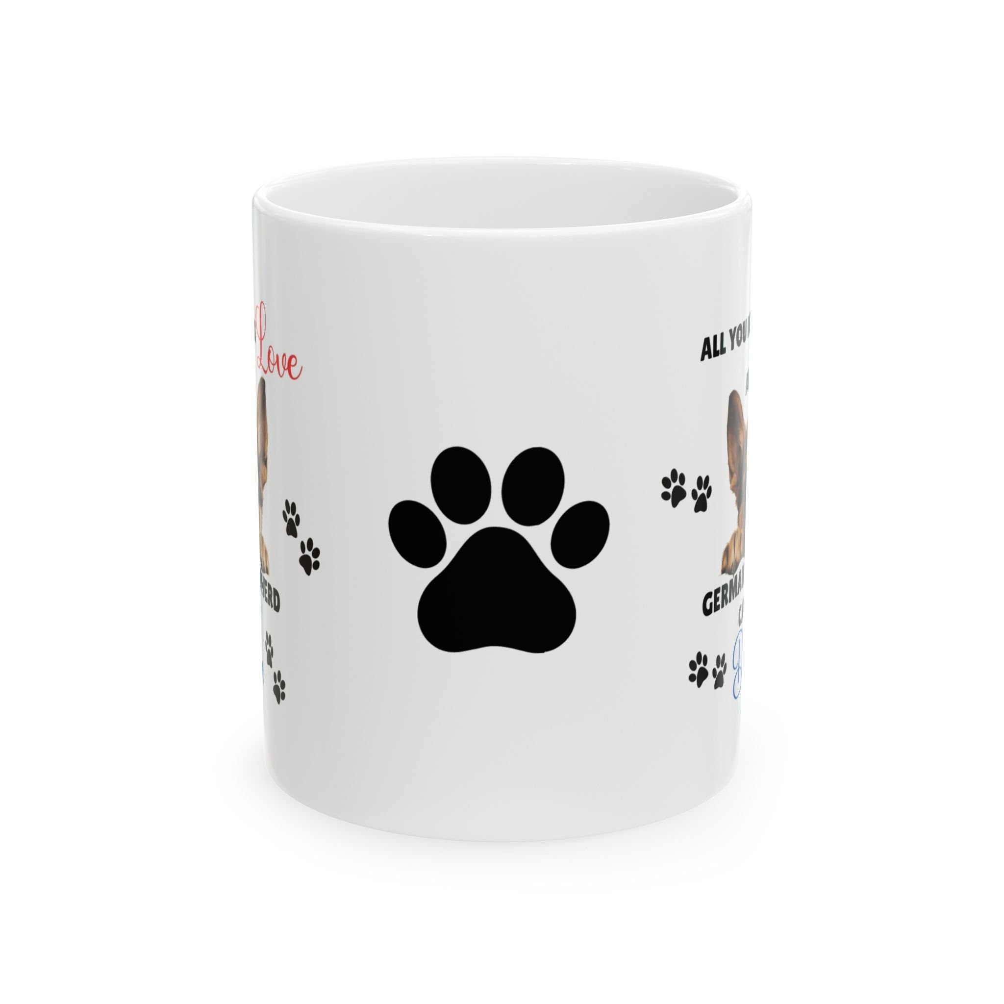 Personalised German Shepherd Mug: Dog Lover Gift