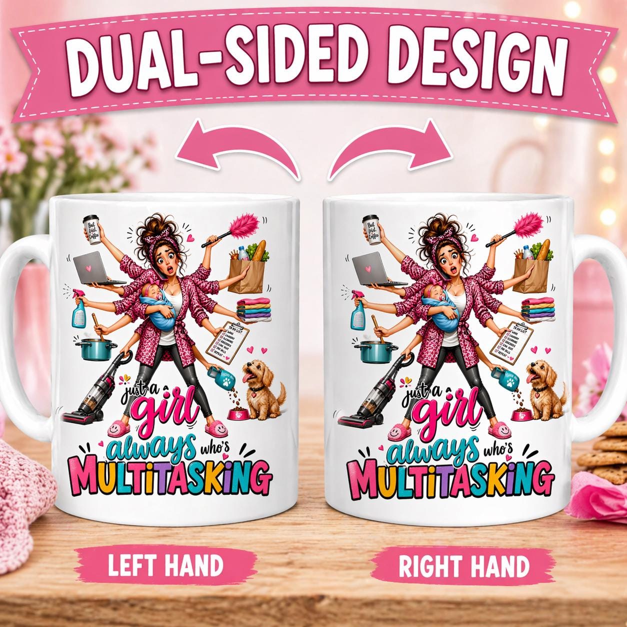 Just a girl who's always multitasking, fun, personalised