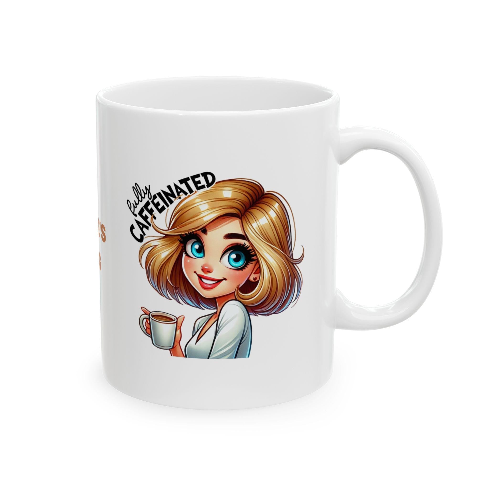Sarcastic Coffee Mug: Before & After Coffee, Funny Novelty Gift
