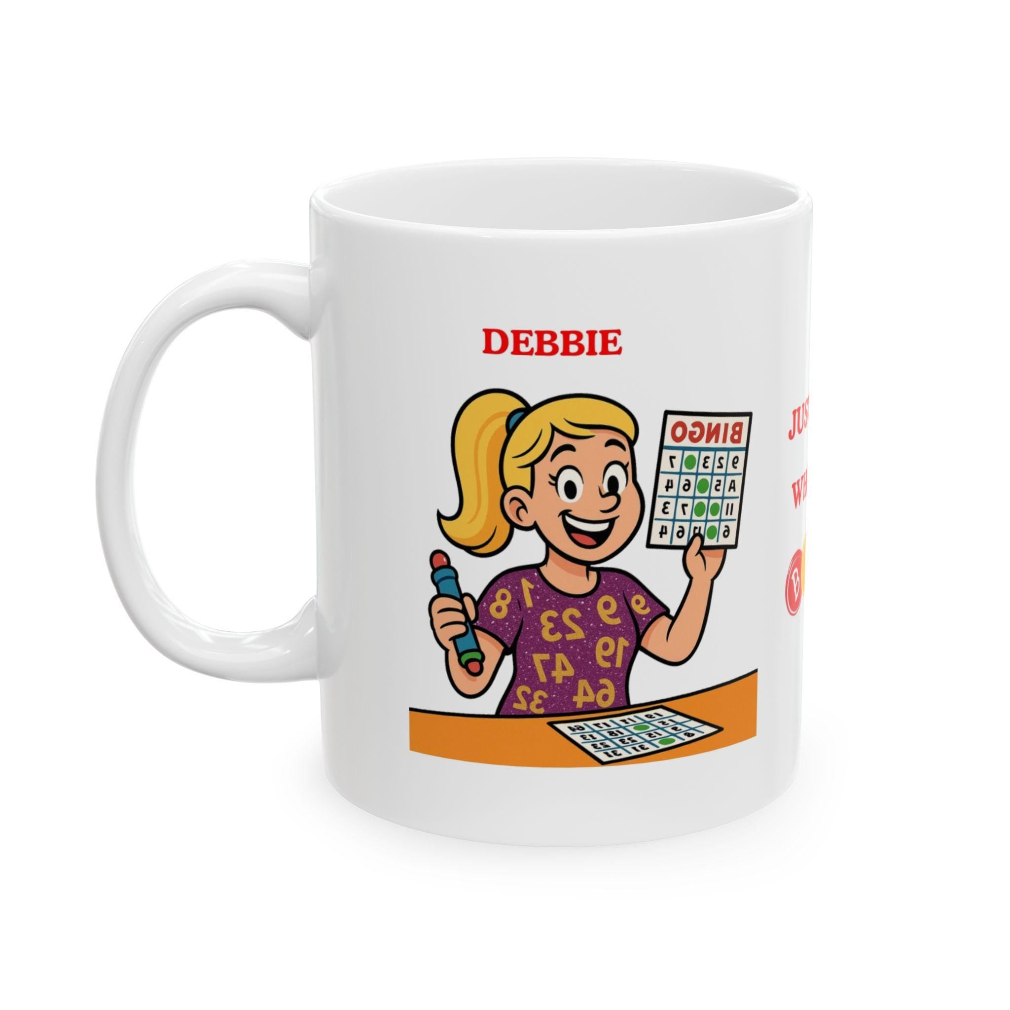 Personalised Bingo Mug, Gift for Bingo Lover