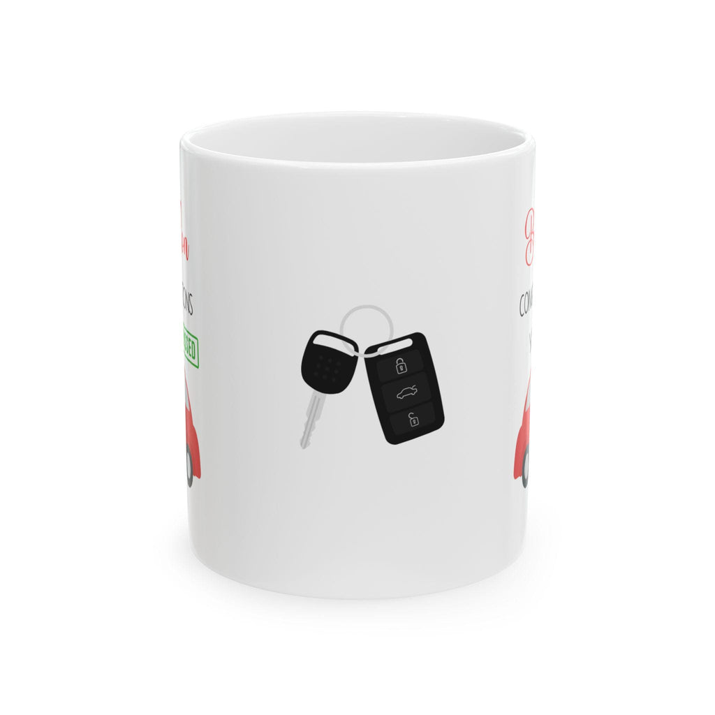 Passed driving test mug, gift, xmas, birthday, New driver, fun, car, personalised
