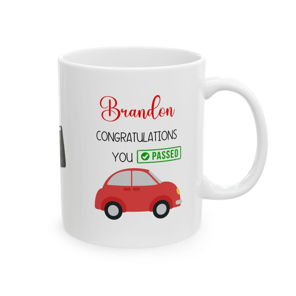 Passed driving test mug, gift, xmas, birthday, New driver, fun, car, personalised