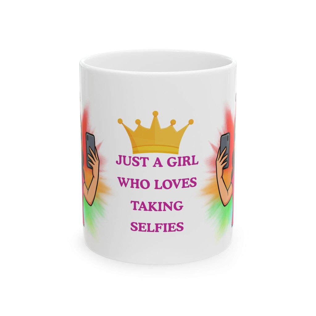 Personalised Selfie Lover Mug, Custom Photo Gift for Her