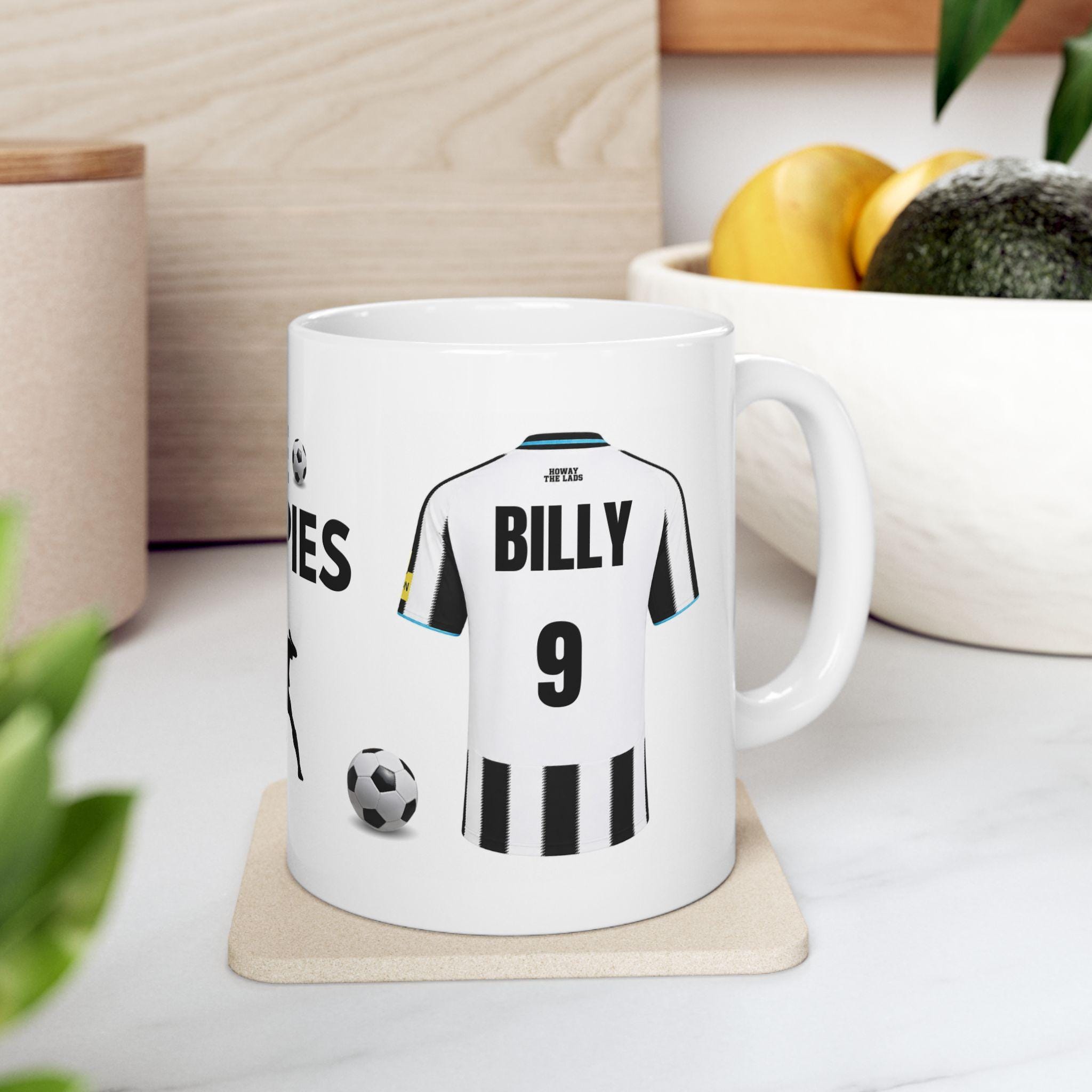 Newcastle Football Mug: Personalised Toon Army Gift