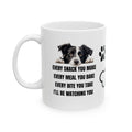 Border collie personalised i'll be watching you: Dog Lover Gift, funny