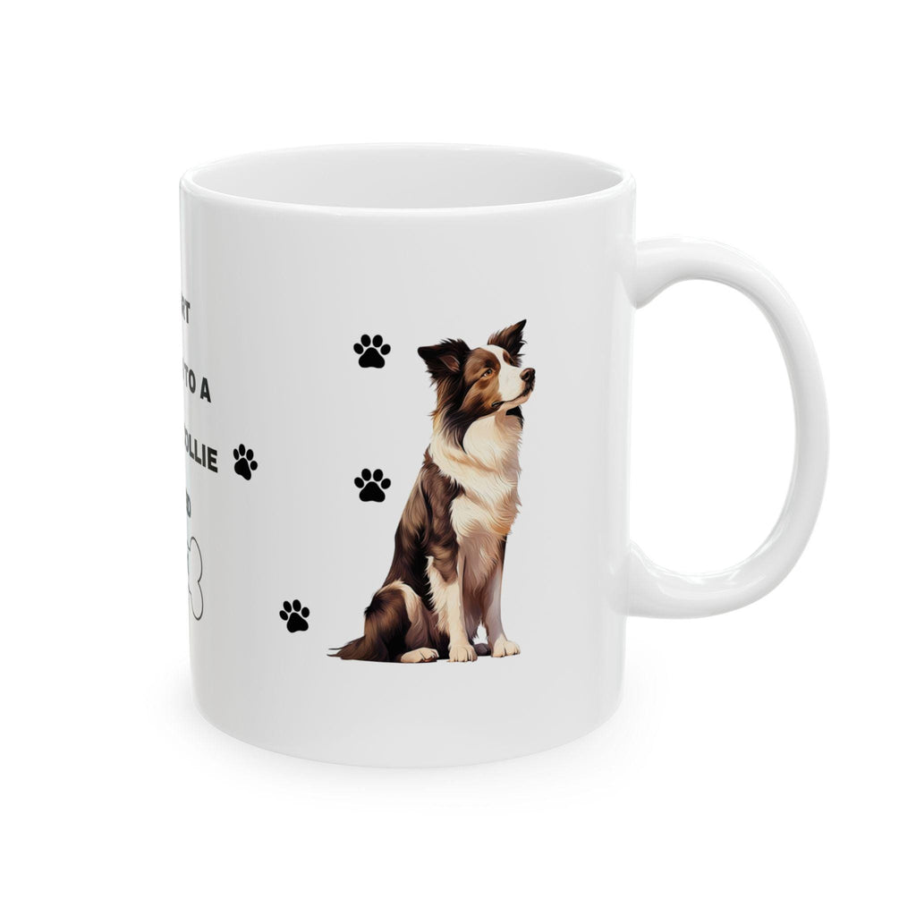 Personalised Border Collie Mug: Dog Lover Gift