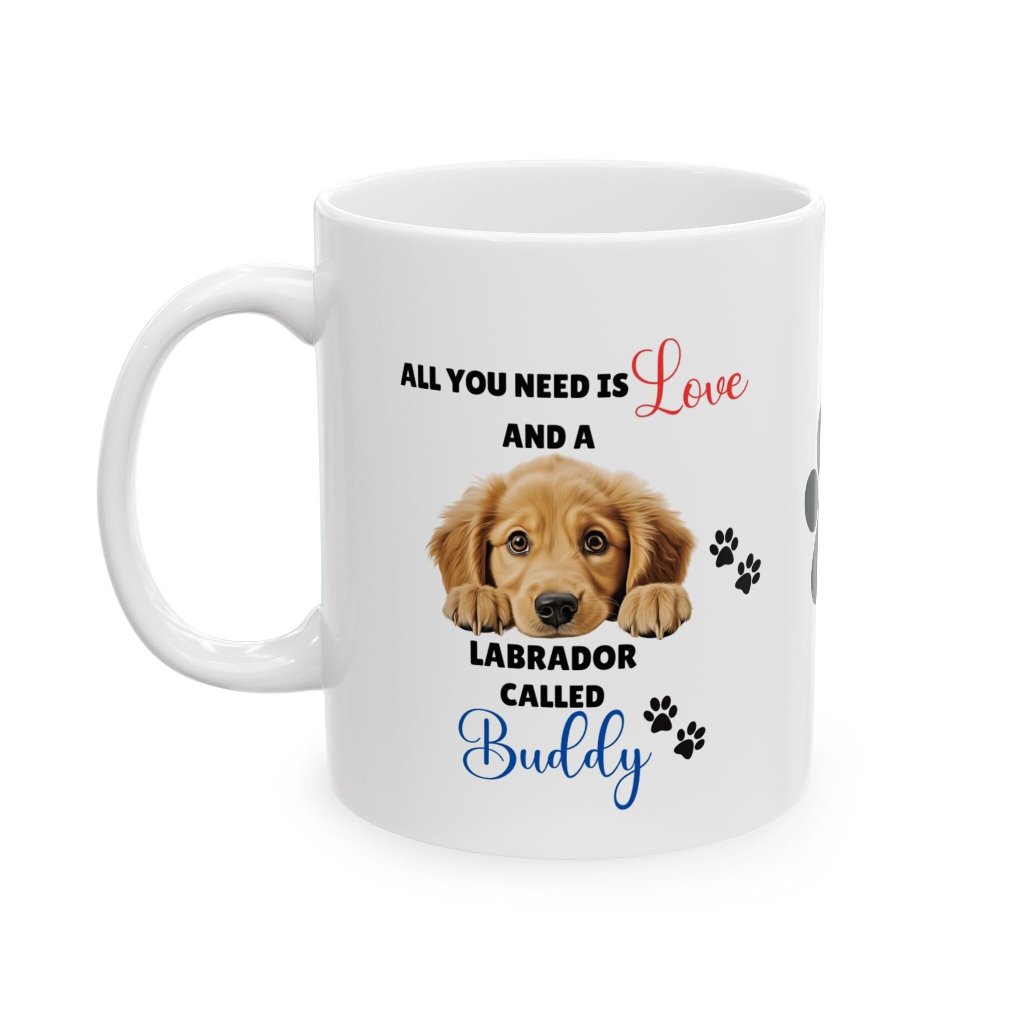 Personalised Labrador Mug, Dog Lover Gift