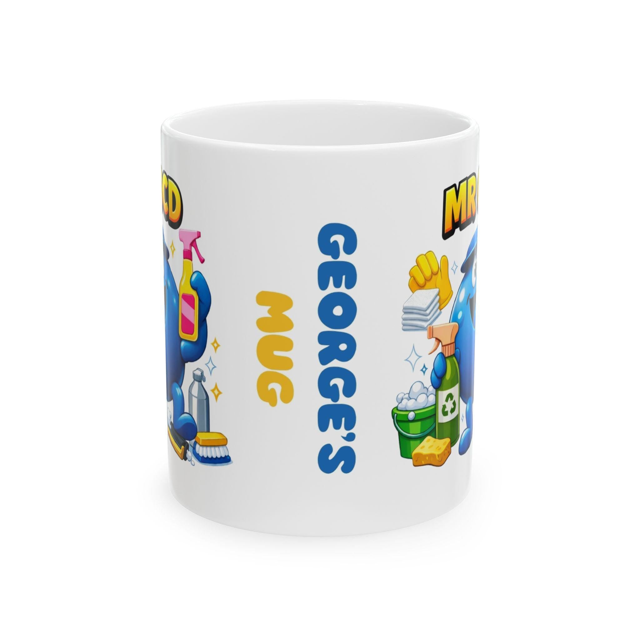Mr OCD Mug, personalised Fun Cleaning Gift