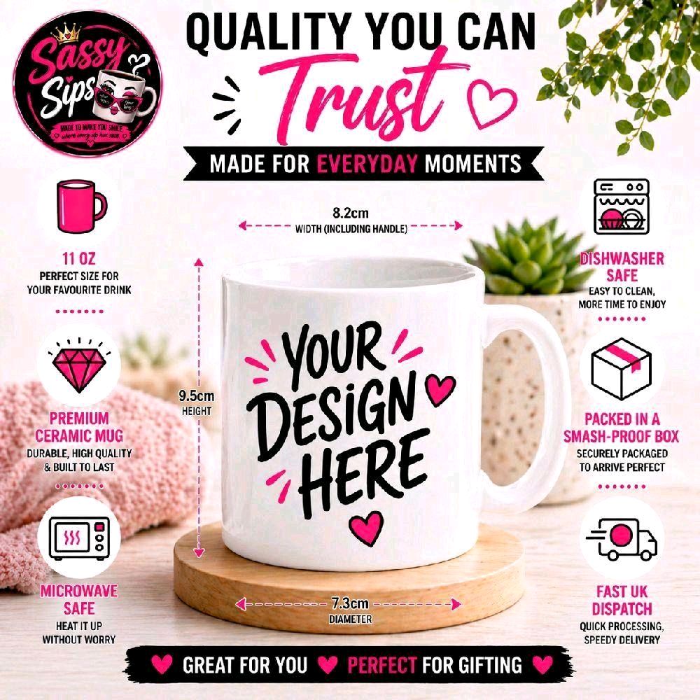 Just A Man Who Loves Drinking Fizzy Pop Mug – Funny Soft Drink Lover Gift Cup, 11oz