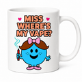 Miss Where’s My Vape? Mug – Funny Vape Lover Coffee Cup Gift for Her, 11oz